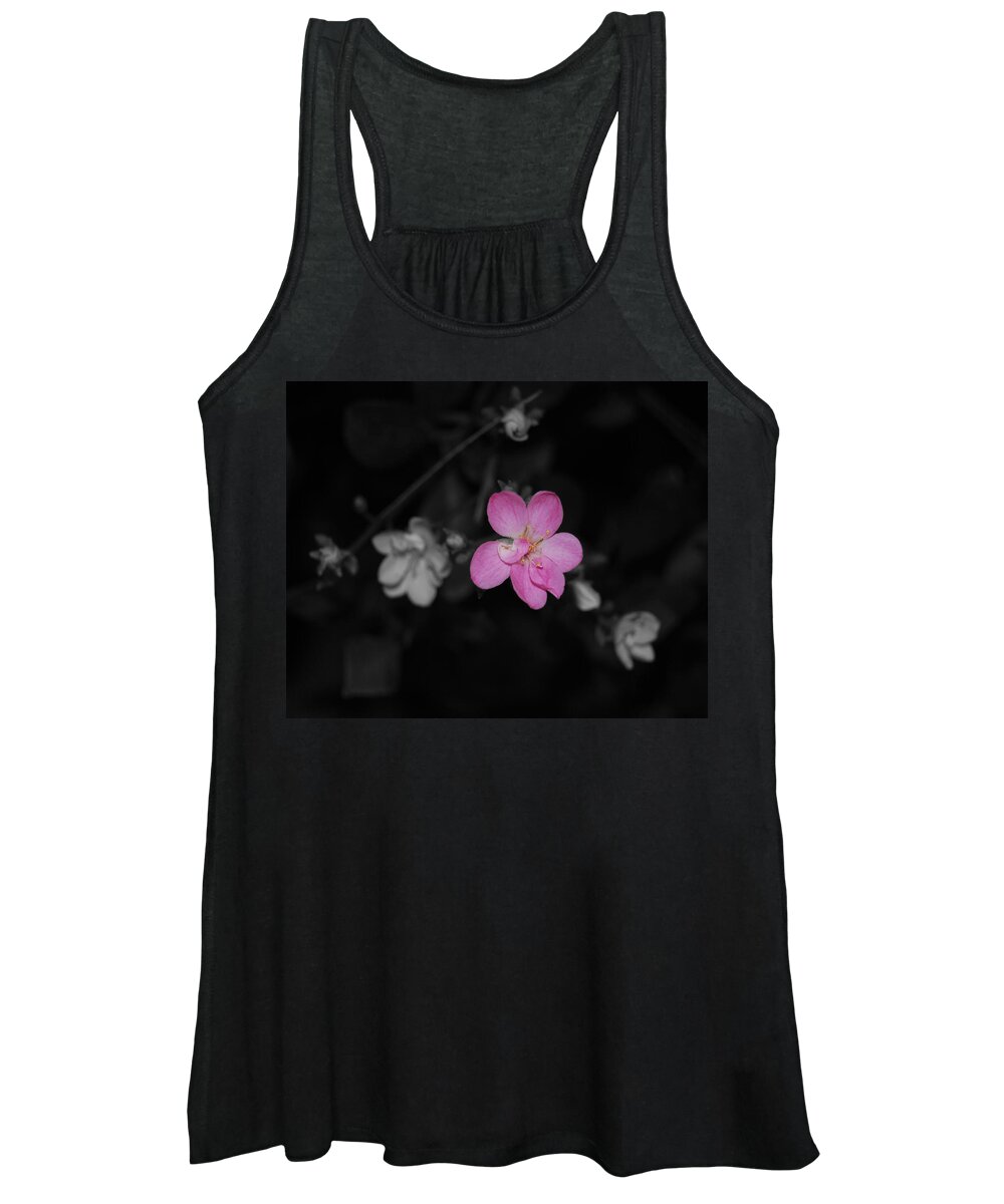 Pink Women's Tank Top featuring the photograph Pink Flower by Maggy Marsh