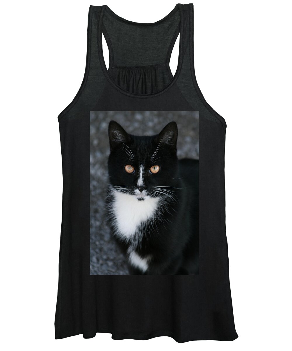 Feral Women's Tank Top featuring the photograph Pretty Boy by Kathy Clark