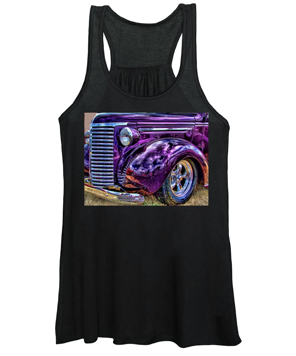 Purple Women's Tank Top featuring the photograph Purple by Ron Roberts