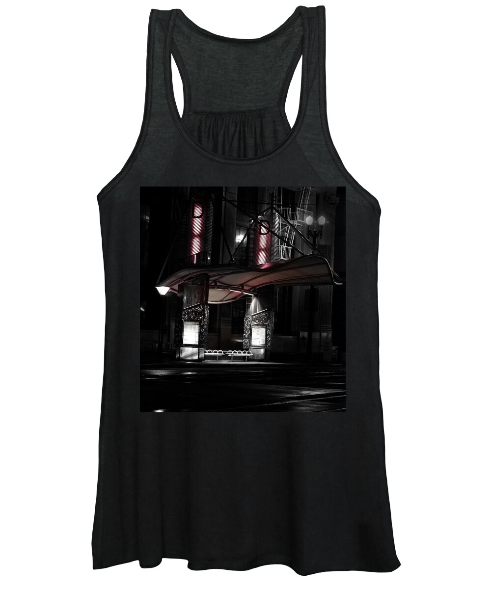 Long Beach Ca Women's Tank Top featuring the photograph Quiet City by Denise Dube