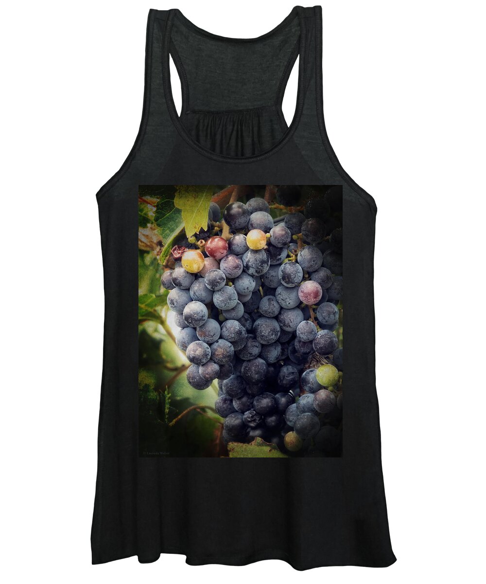 Merlot Women's Tank Top featuring the photograph Ready for Harvest by Lucinda Walter