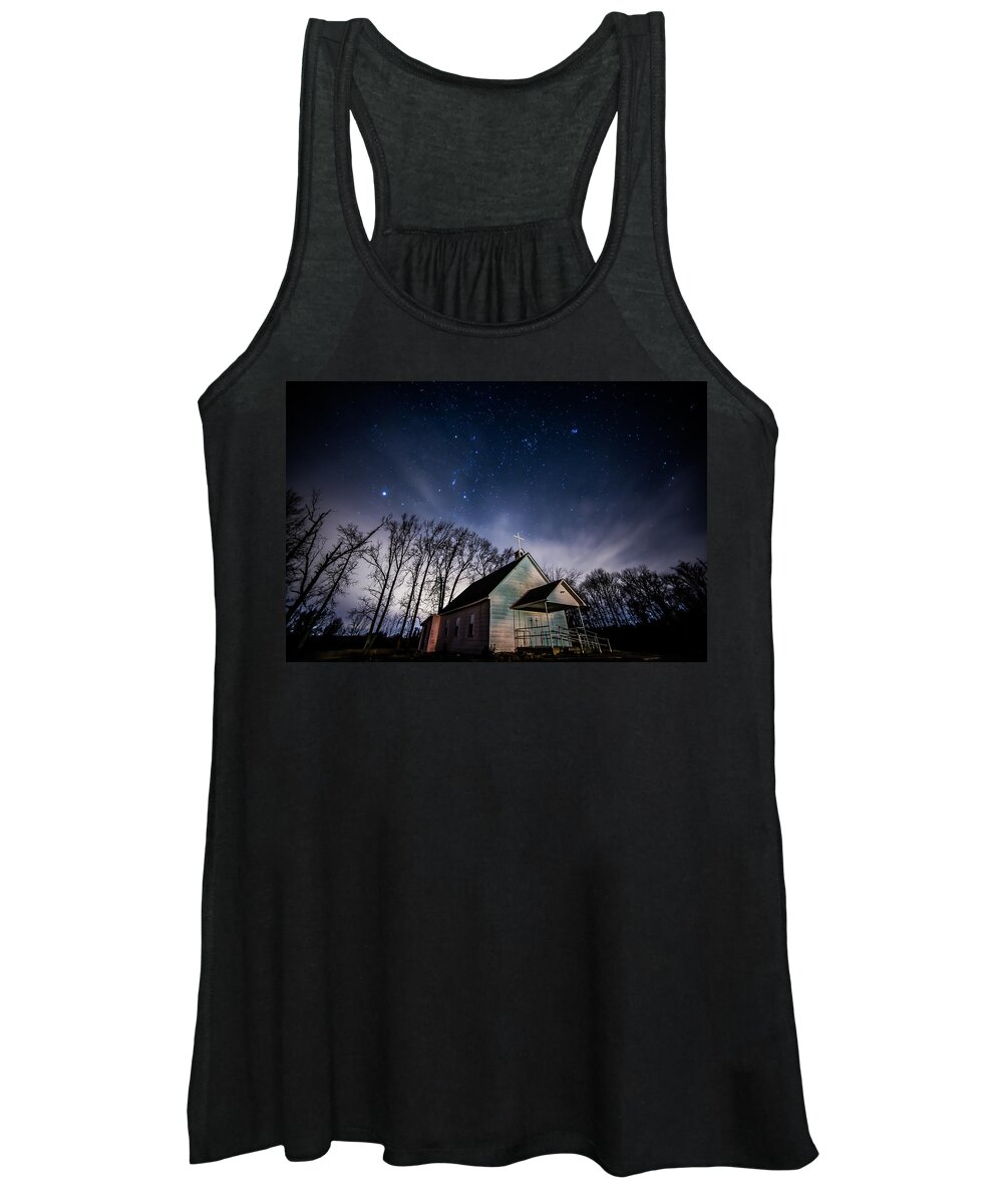 Church Women's Tank Top featuring the photograph Red Hill Road Church by David Downs