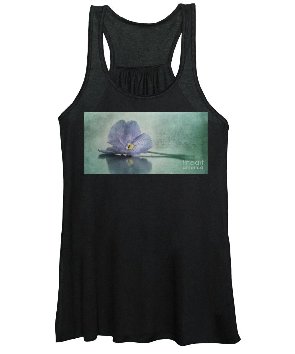 Pansy Women's Tank Top featuring the photograph Resting by Priska Wettstein