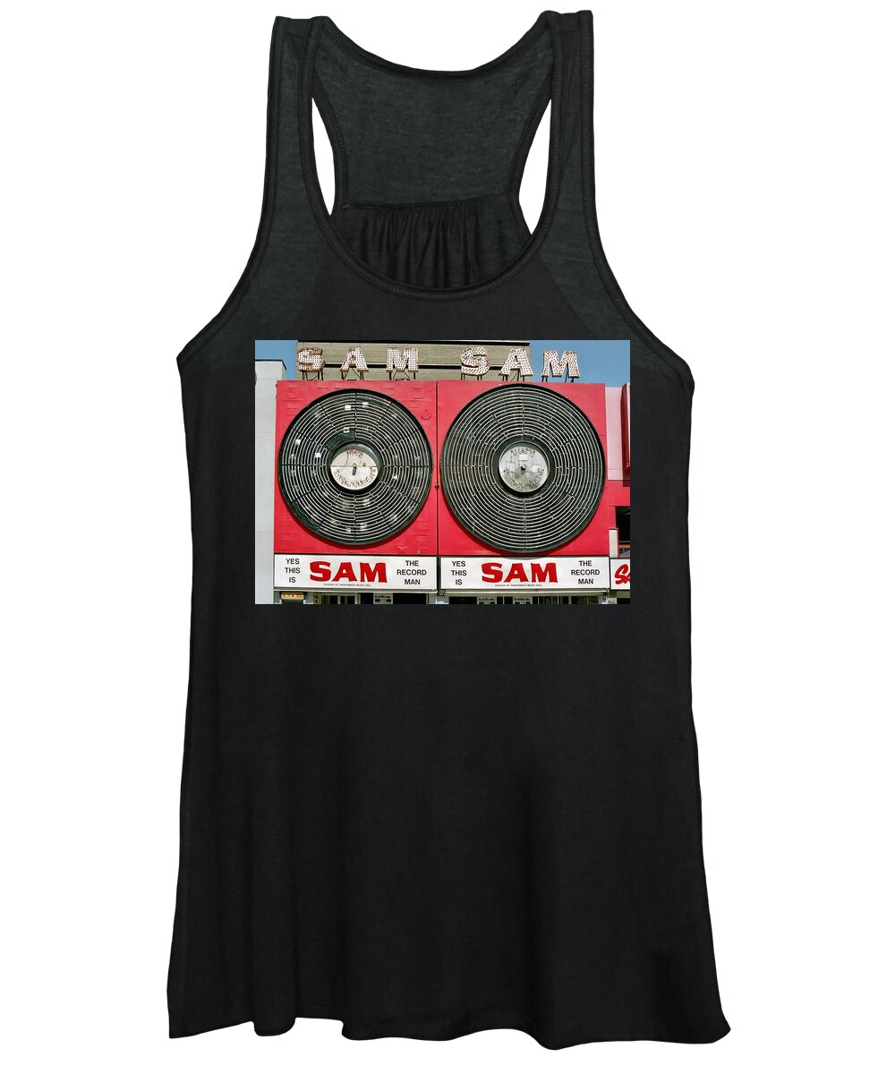 Toronto Women's Tank Top featuring the photograph Sam The Record Man by Andrew Fare