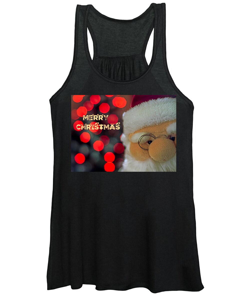 Santa Women's Tank Top featuring the photograph Santa by Spikey Mouse Photography