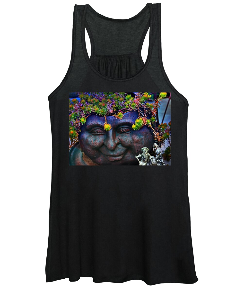 Garden Women's Tank Top featuring the photograph Scenes From a Garden by William Rockwell