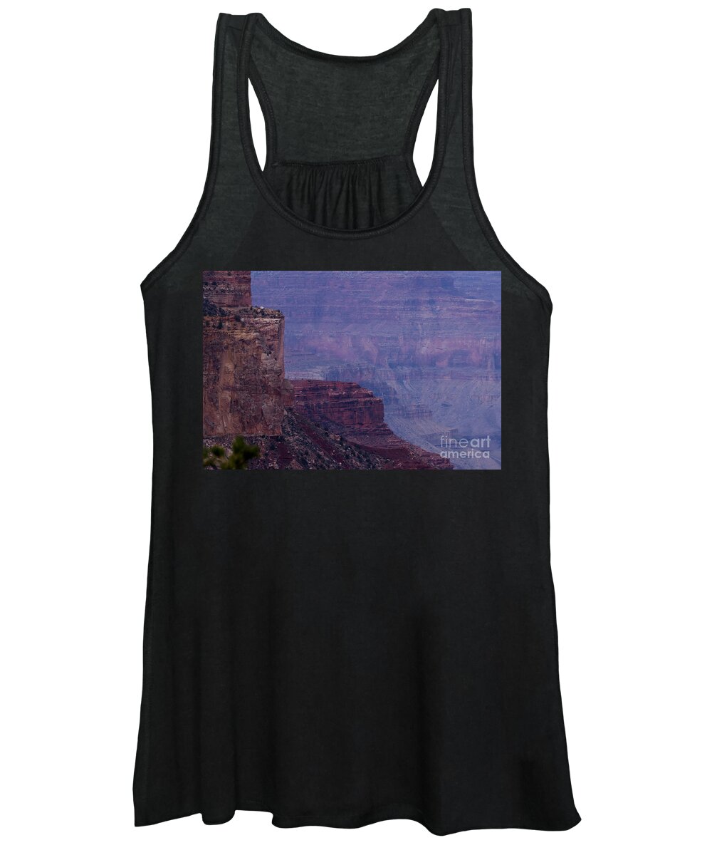 Nature Women's Tank Top featuring the photograph Sheer Cliff by Mary Mikawoz