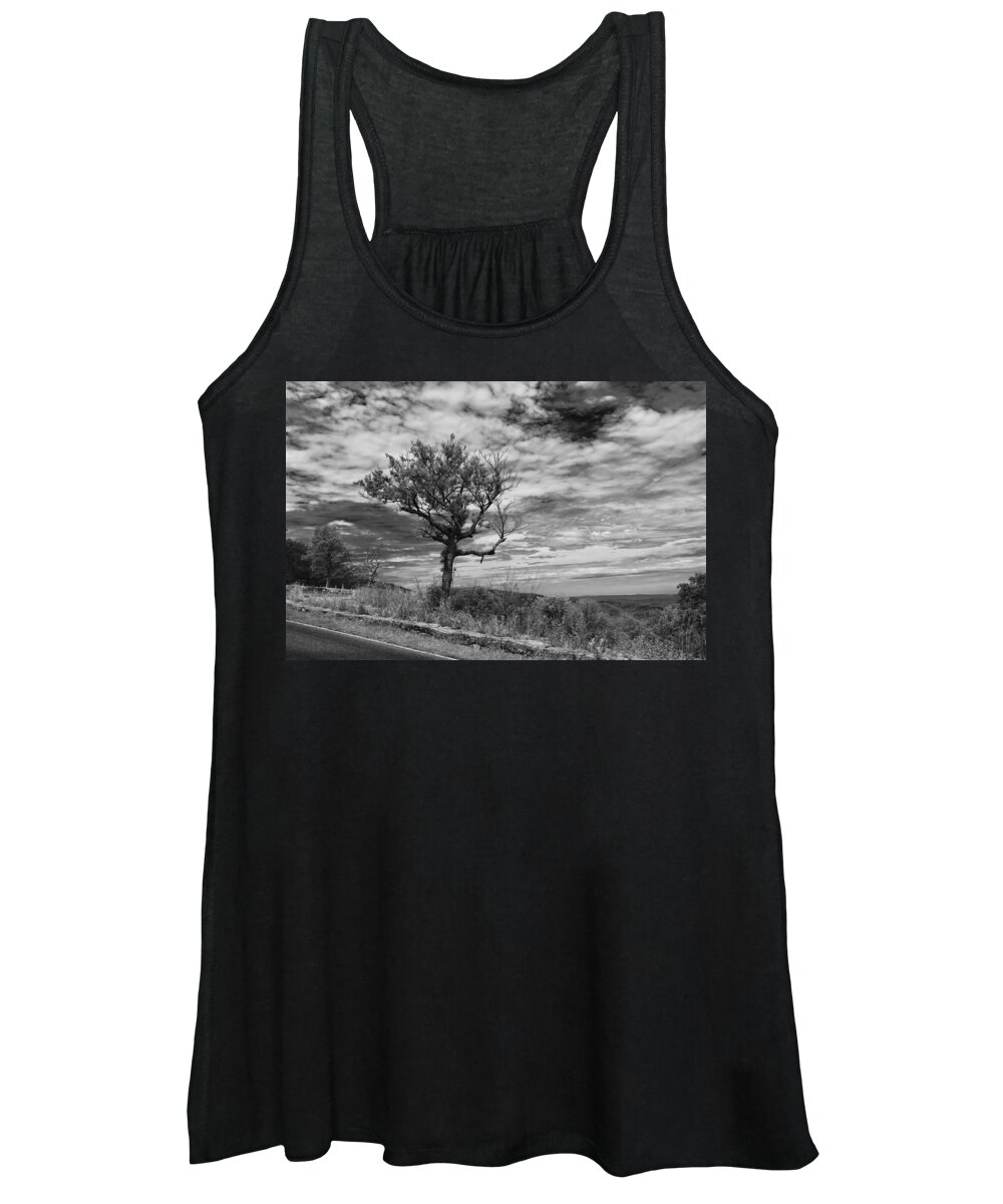 Clouds Women's Tank Top featuring the photograph Shenandoah National Park 16554b by Guy Whiteley