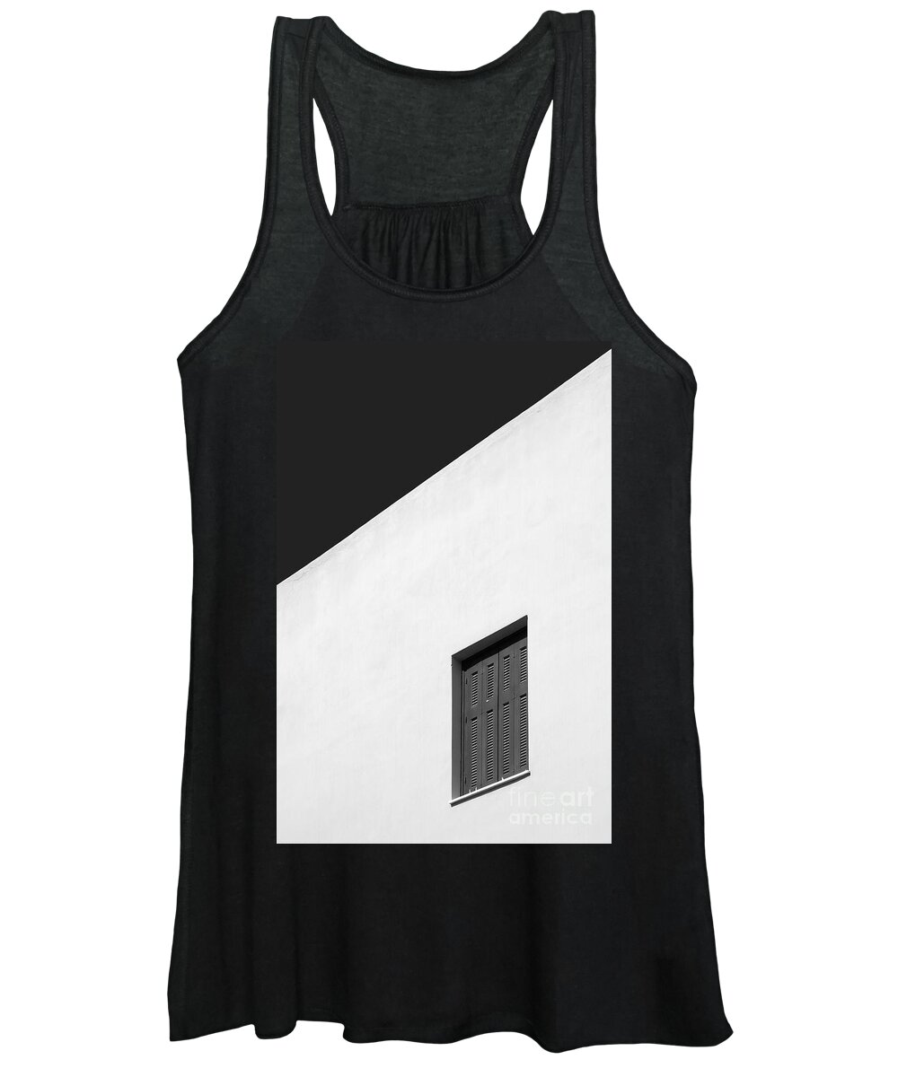 Window Women's Tank Top featuring the photograph Shuttered Window by Rod McLean