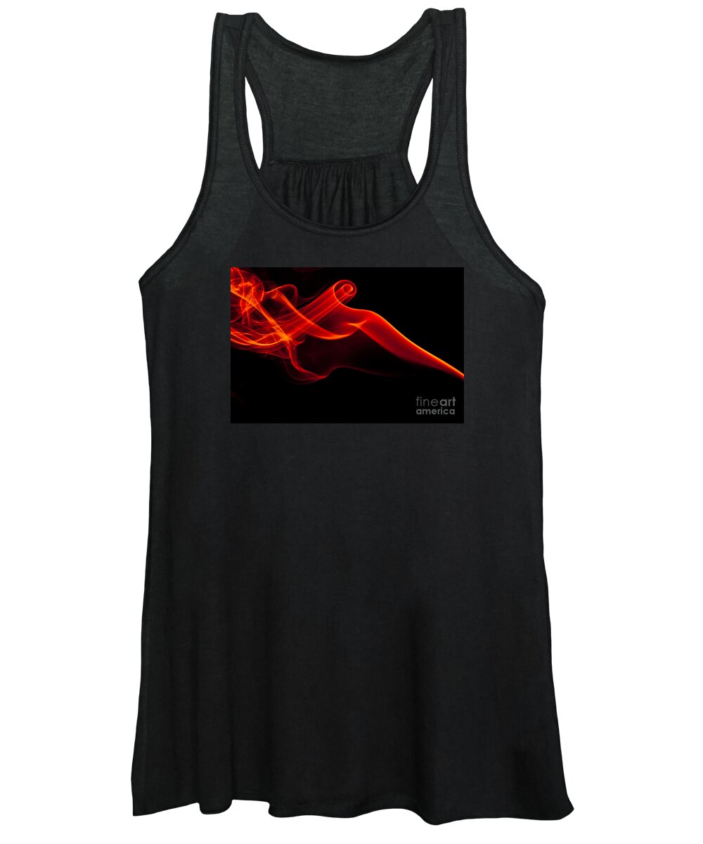 Fire Women's Tank Top featuring the photograph Smokin by Anthony Sacco
