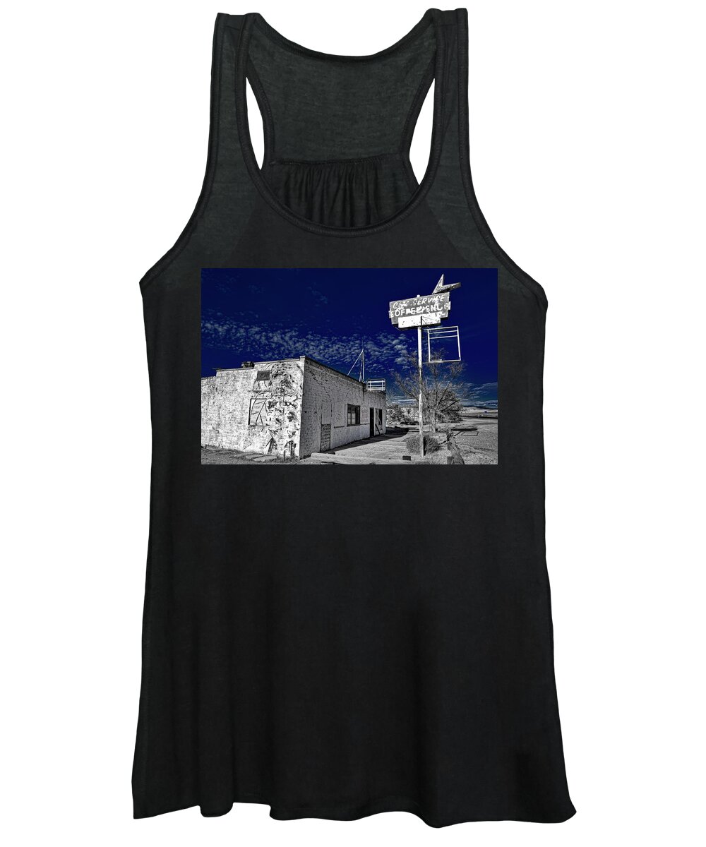 Abandoned Women's Tank Top featuring the photograph Sorry We Missed You by Spencer Hughes
