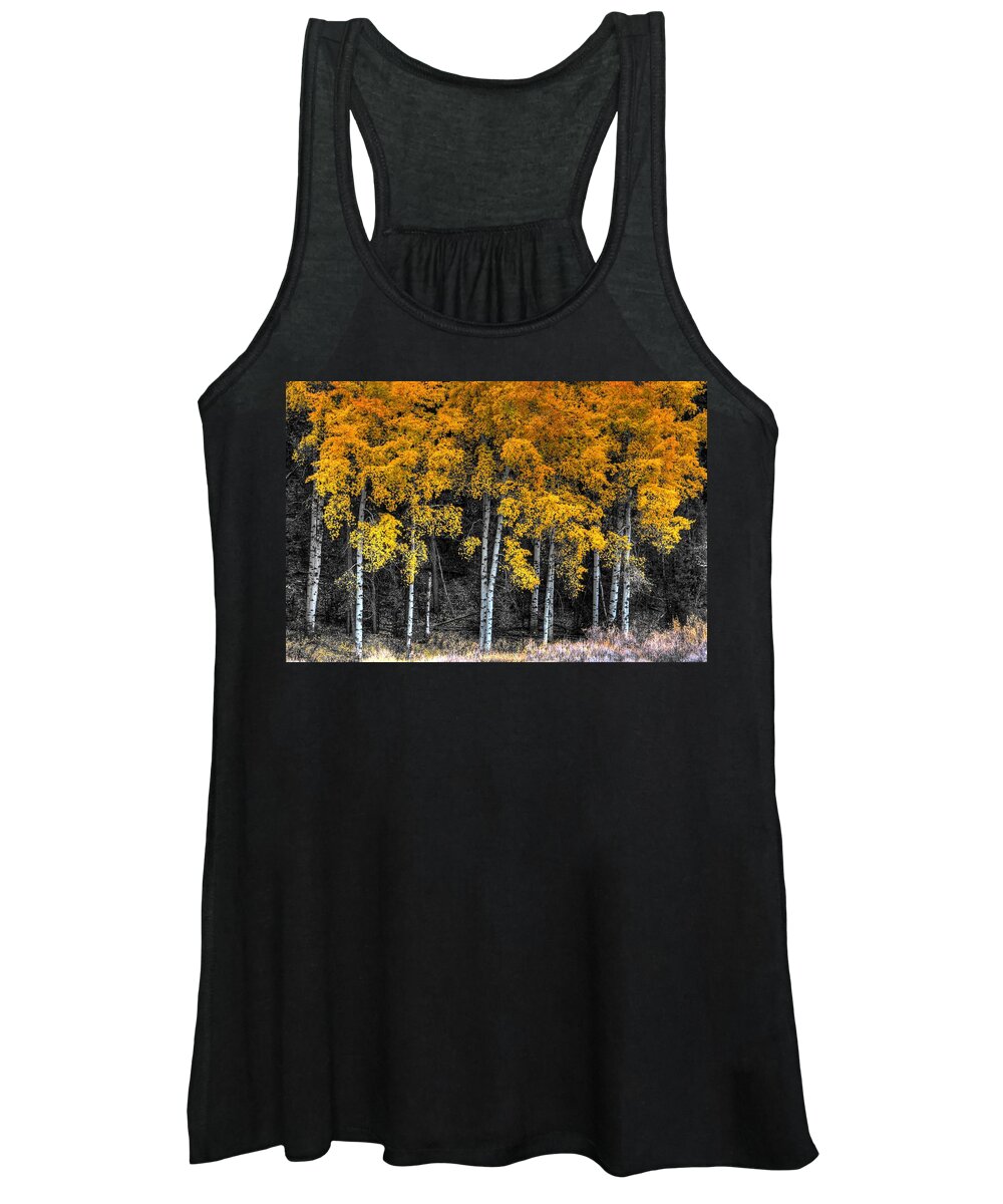 Aspen Women's Tank Top featuring the photograph Stand by David Andersen