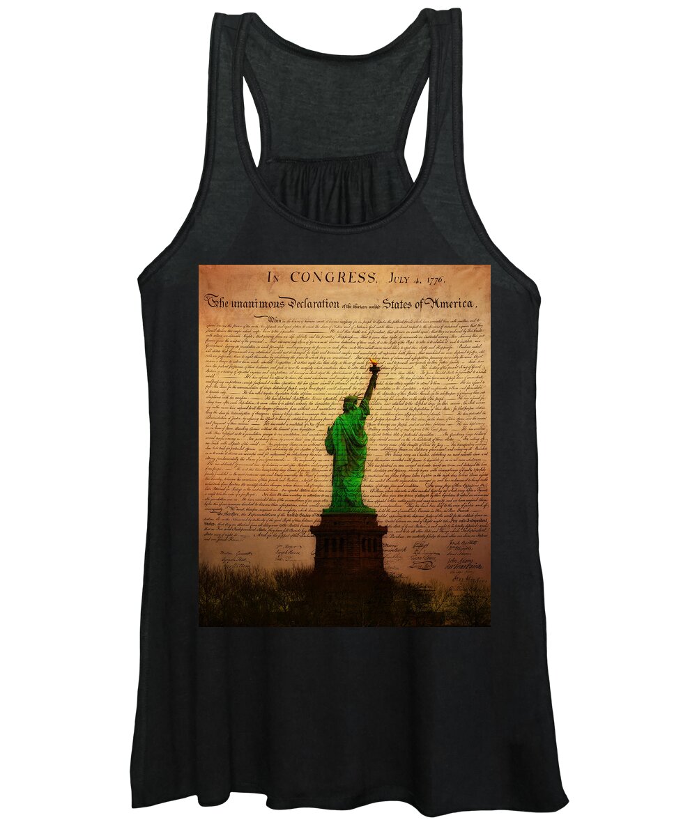 Stand Up For Freedom Women's Tank Top featuring the photograph Stand Up for Freedom by Bill Cannon