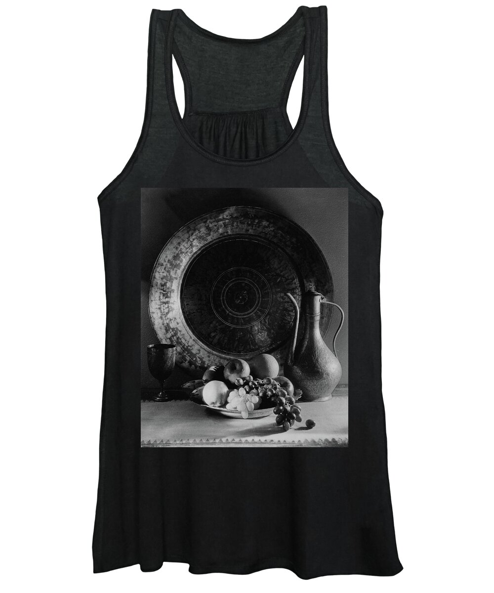 Decorative Art Women's Tank Top featuring the photograph Still Life Of Armenian Plate And Other by Joseph B. Wurtz