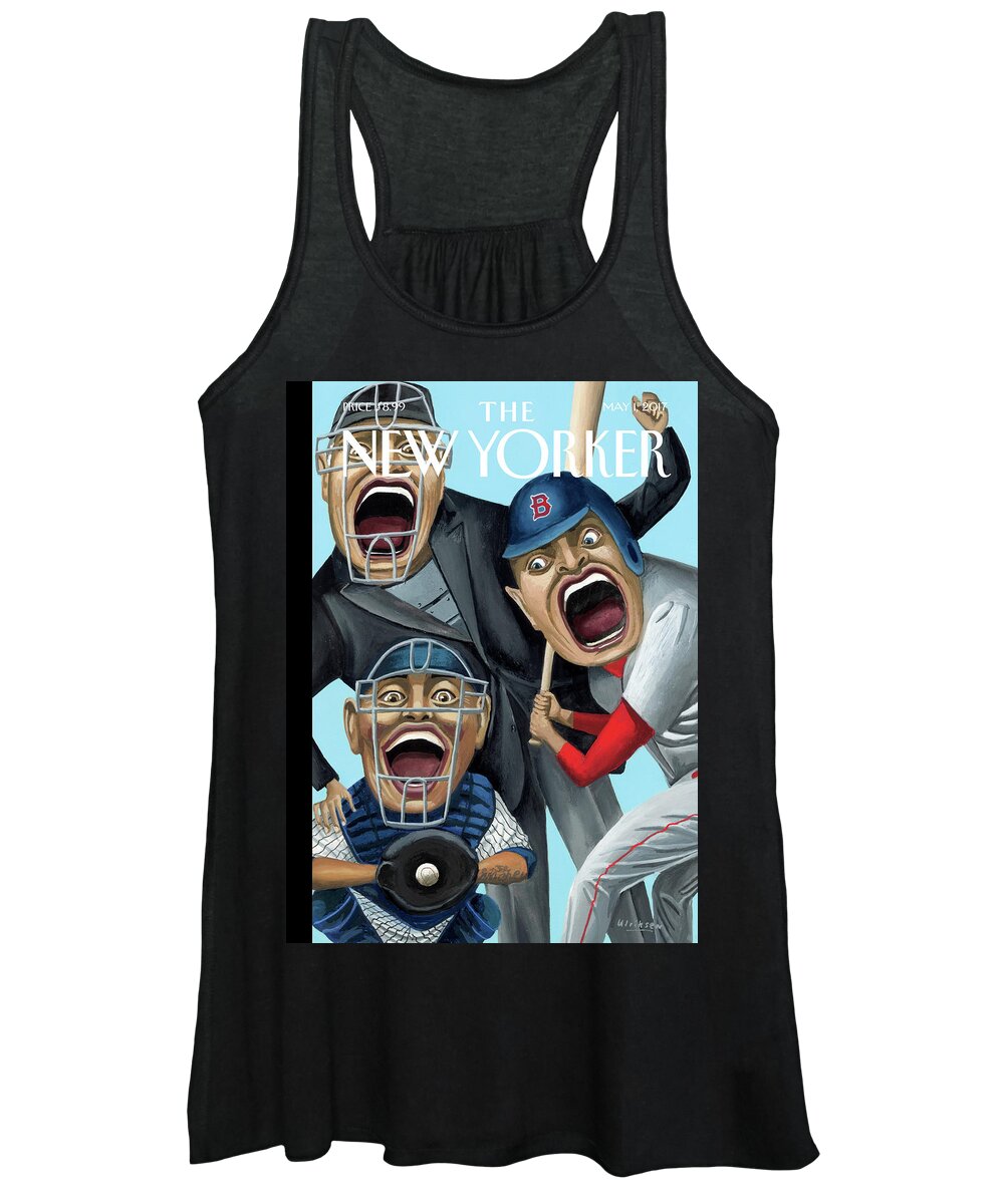 Strike Zone Women's Tank Top featuring the painting Strike Zone by Mark Ulriksen