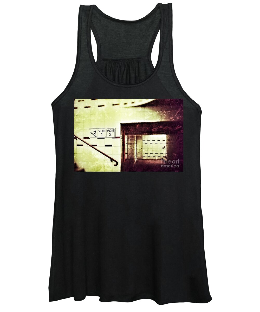Subway Women's Tank Top featuring the photograph Subway by Nick Biemans