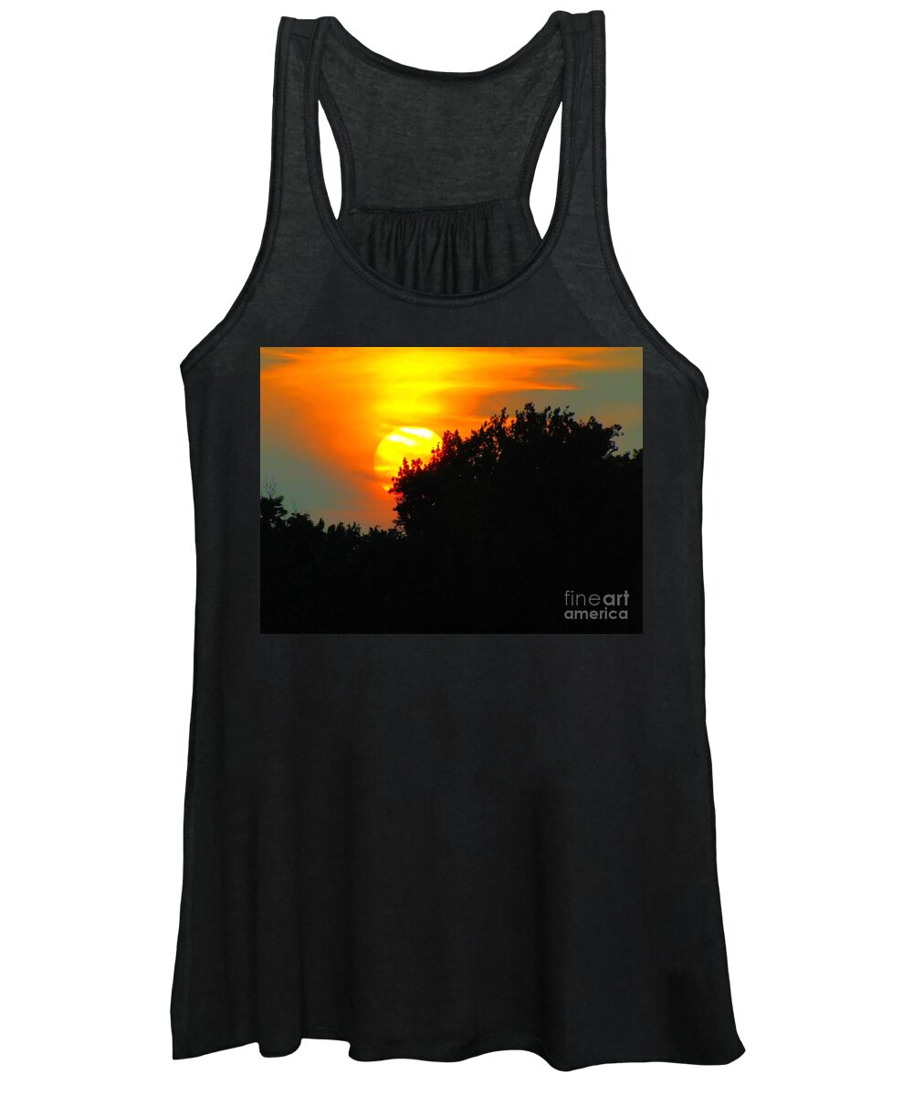 Summer Women's Tank Top featuring the photograph Summer Sunset #3 by Robyn King