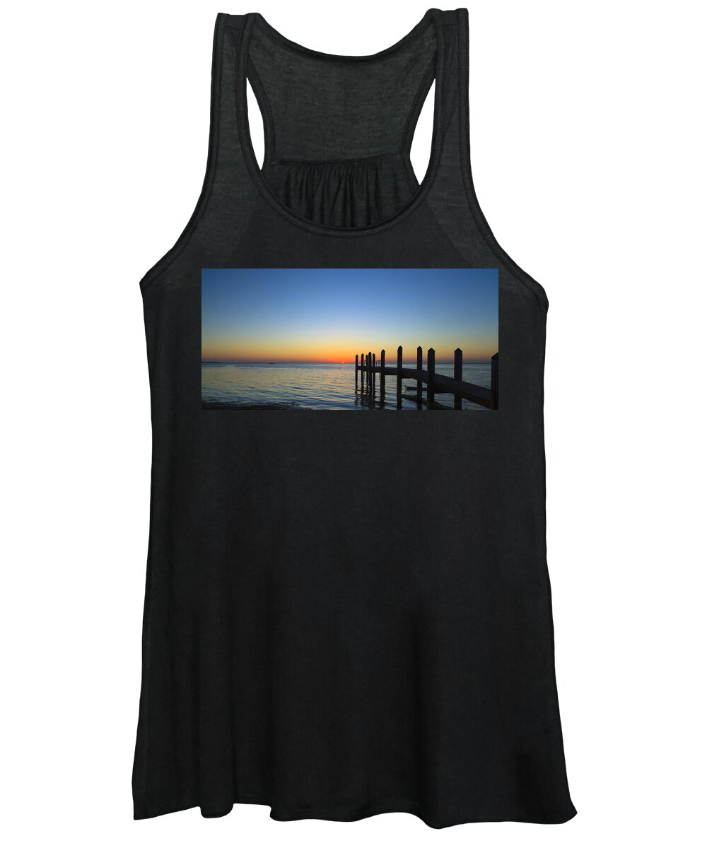 Bayfront Women's Tank Top featuring the photograph Sunset in the Keys by Raul Rodriguez