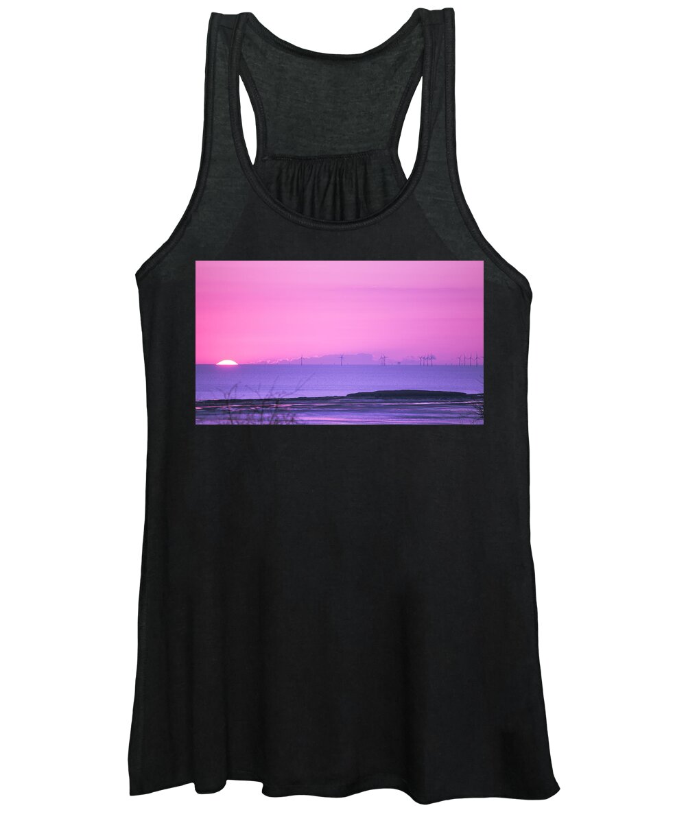 Spring Women's Tank Top featuring the photograph Sunset by Spikey Mouse Photography