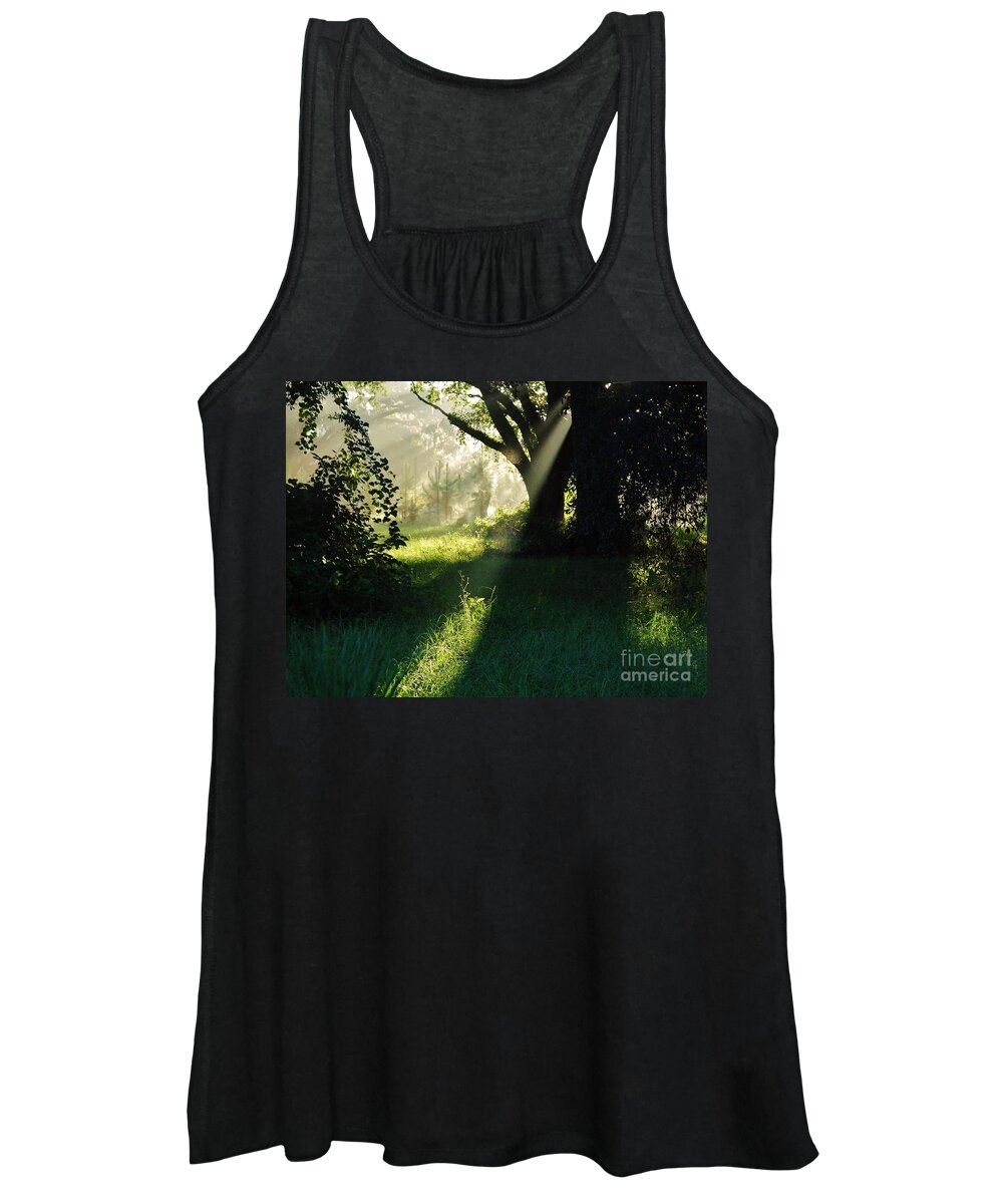 Sunshine Women's Tank Top featuring the photograph Super Sunbeam by D Hackett