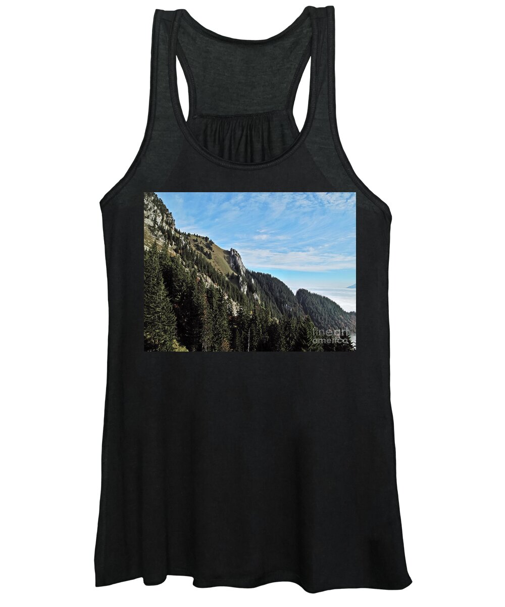 Travel Women's Tank Top featuring the photograph Swiss Sights by Elvis Vaughn