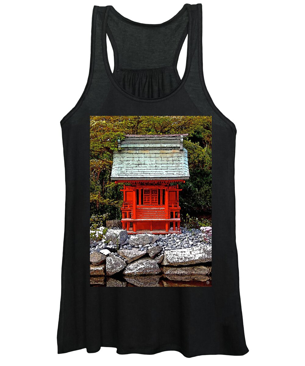 Tacoma Women's Tank Top featuring the digital art Tacoma Tranquility by Gary Olsen-Hasek