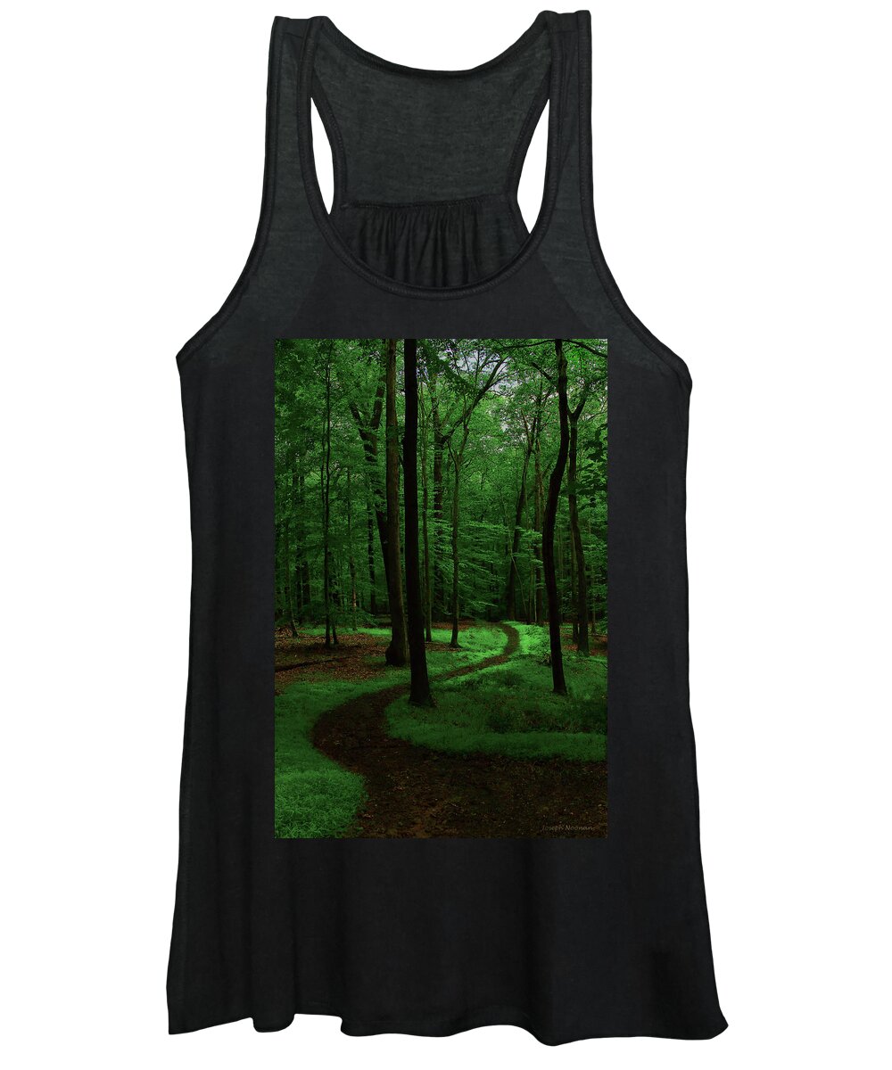 Forest Women's Tank Top featuring the photograph Take A Hike by Joseph Noonan