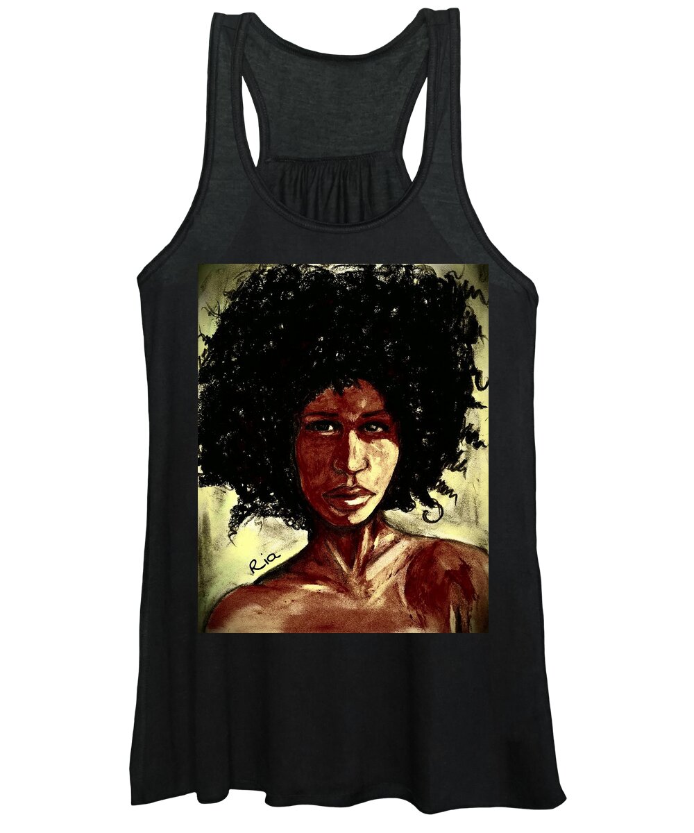 Beautiful Women's Tank Top featuring the photograph Take me or leave me Alone by Artist RiA