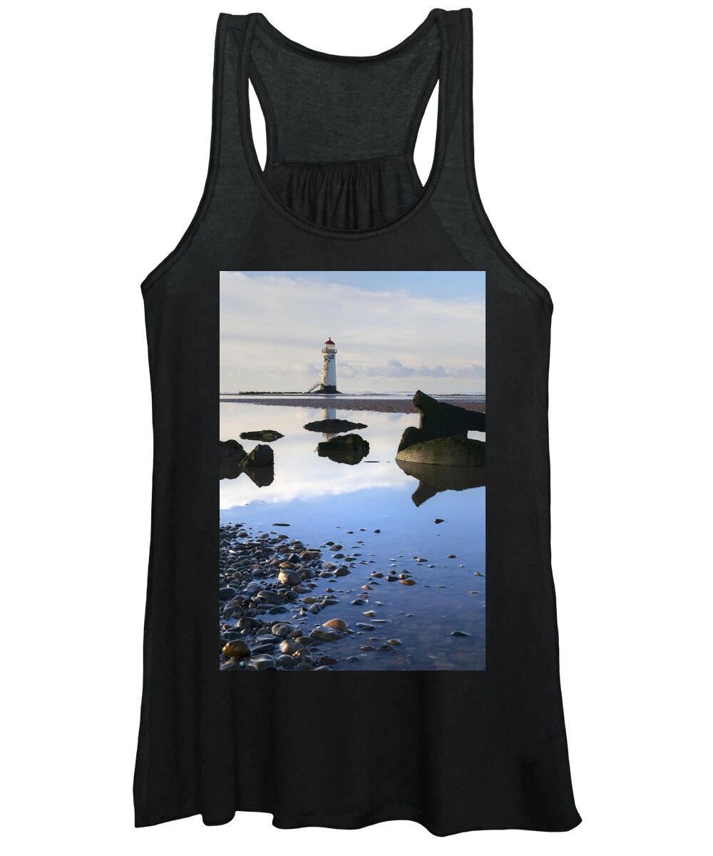 Talacer Women's Tank Top featuring the photograph Talacer abandoned lighthouse by Spikey Mouse Photography