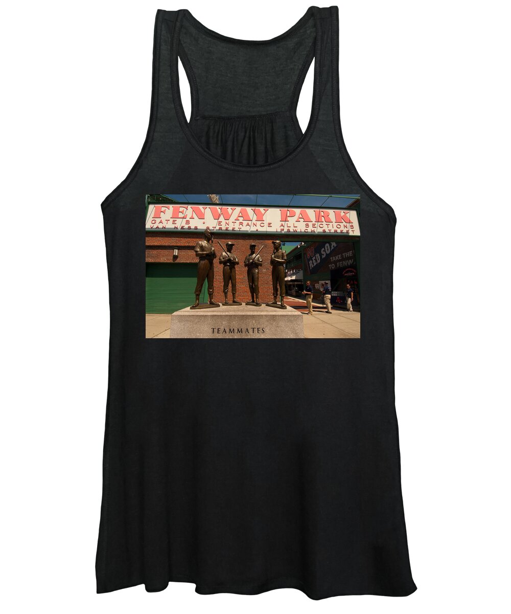 Red Sox Women's Tank Top featuring the photograph Teammates by Paul Mangold