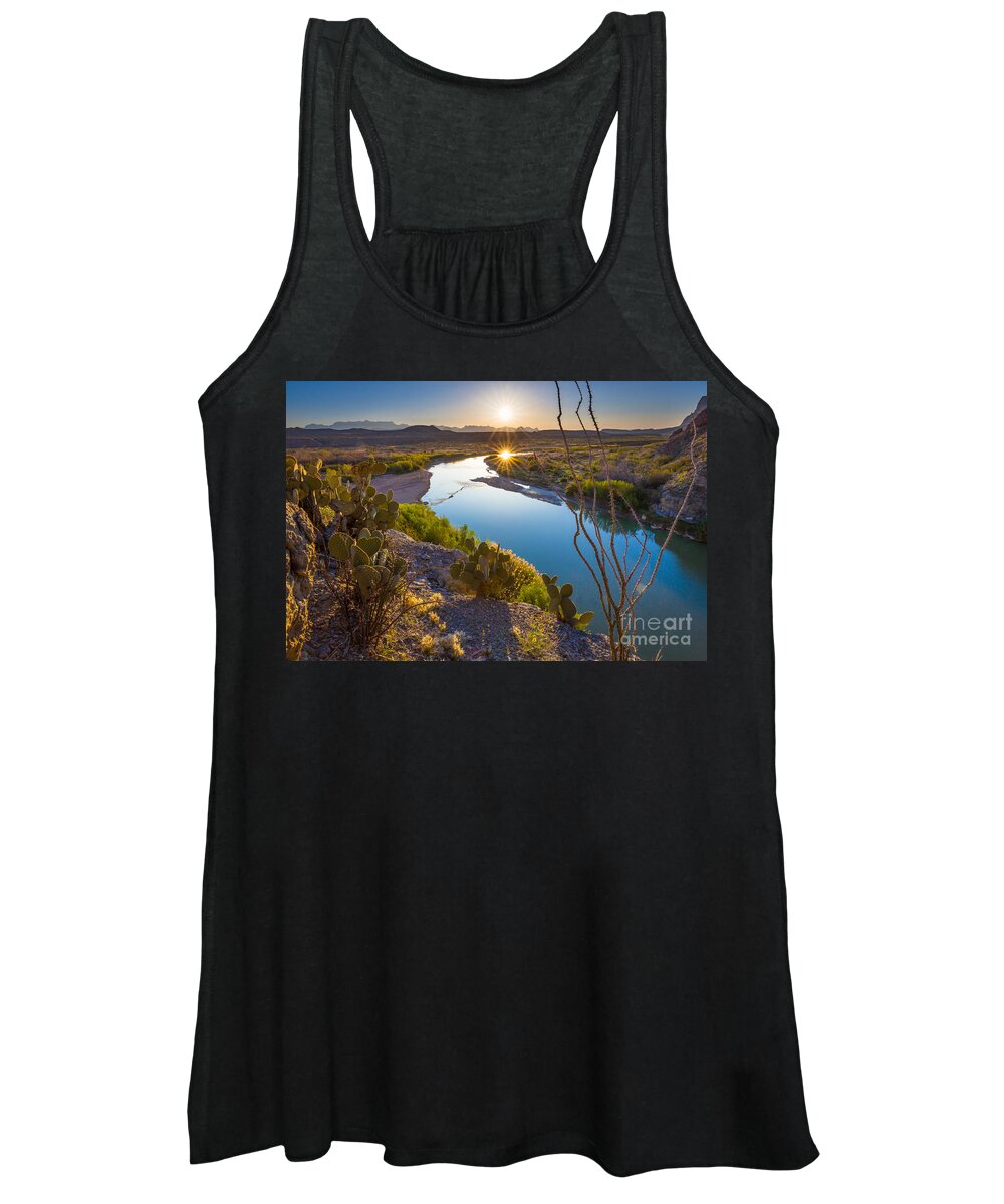 America Women's Tank Top featuring the photograph The Big Bend by Inge Johnsson