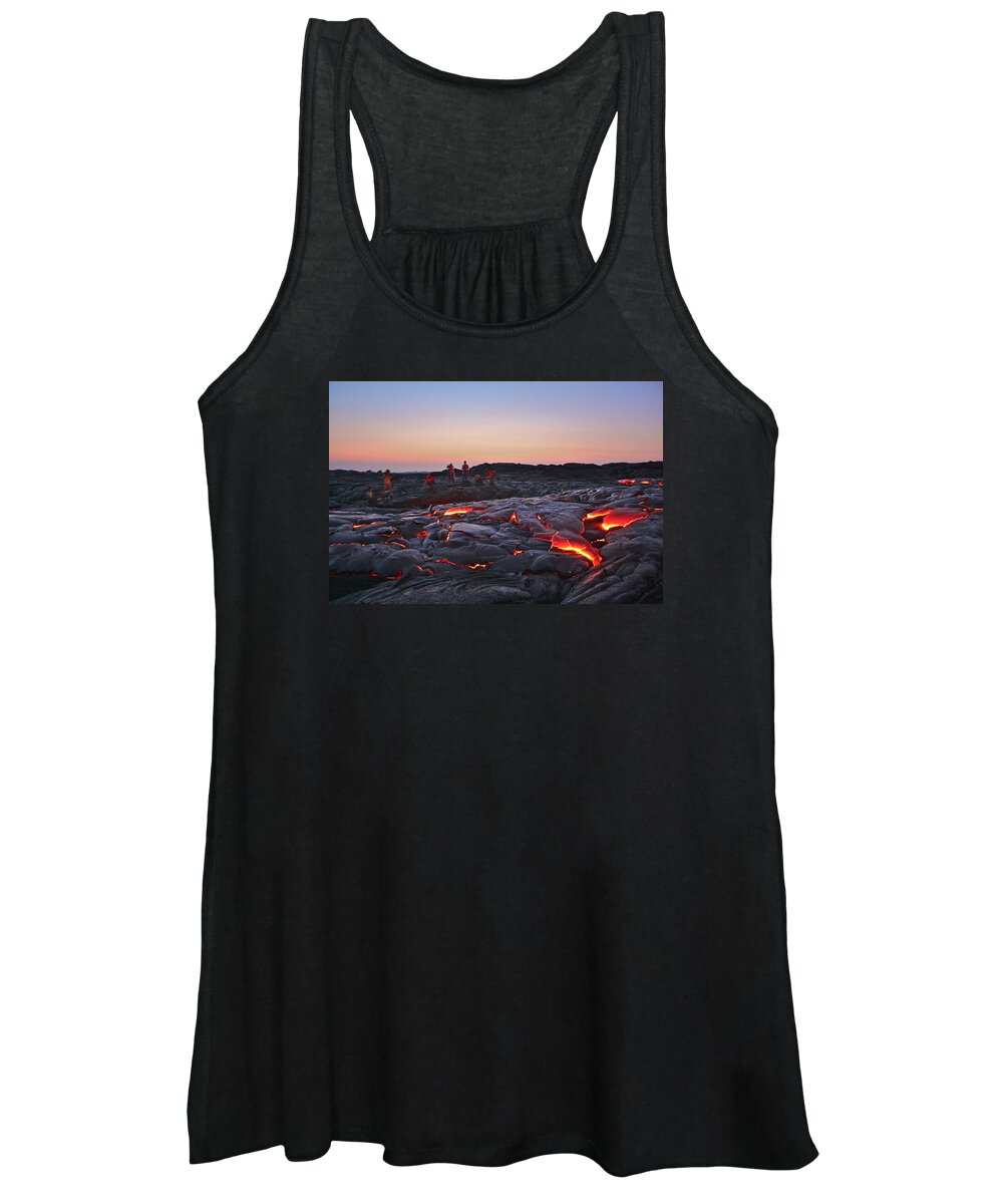 Birth Of Land Women's Tank Top featuring the photograph The Dawn of Time by Venetia Featherstone-Witty