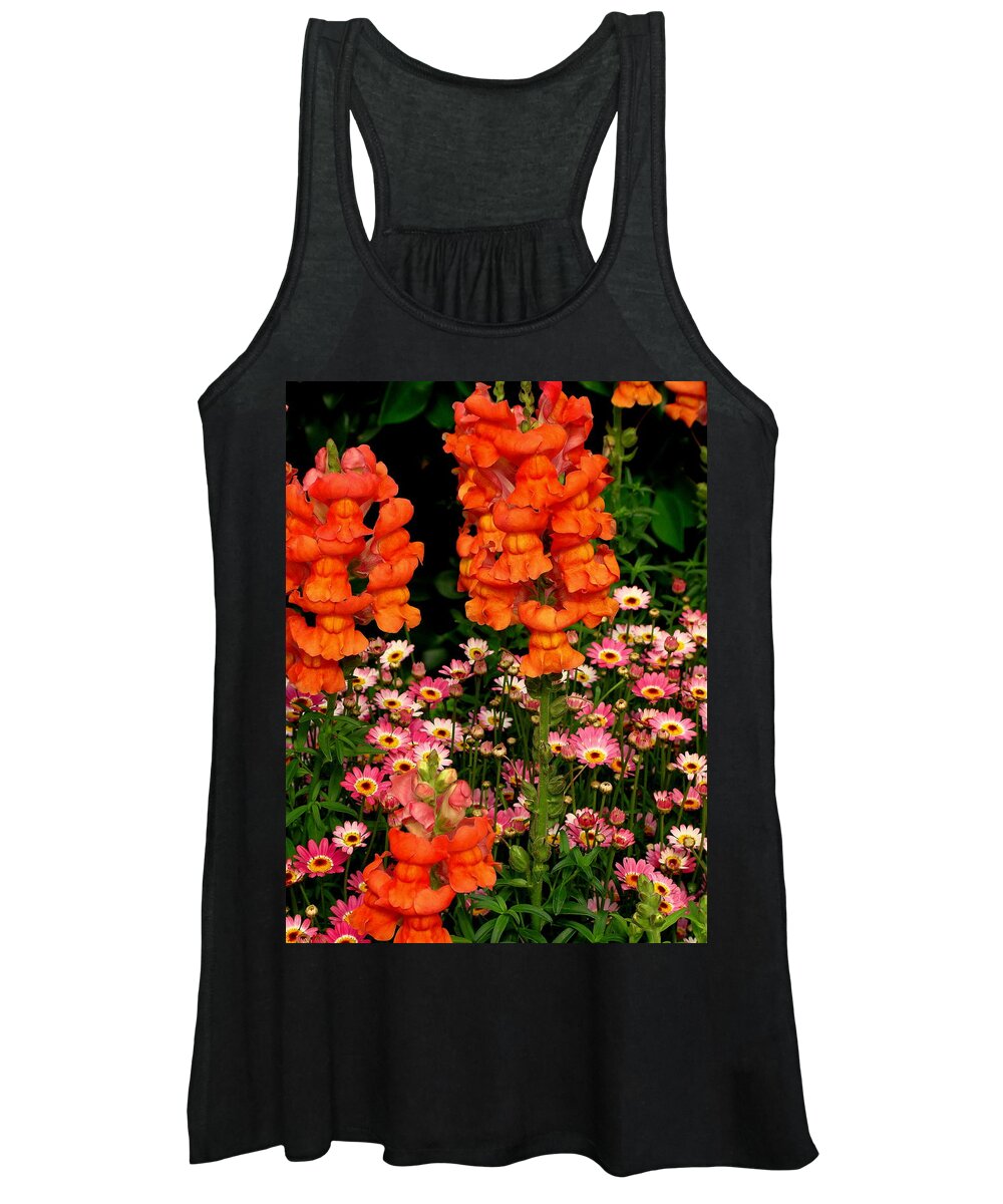 Fine Art Women's Tank Top featuring the photograph The Dominant Orange by Rodney Lee Williams
