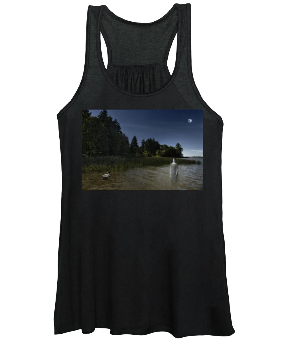 Ghost Women's Tank Top featuring the photograph The Haunting by Belinda Greb
