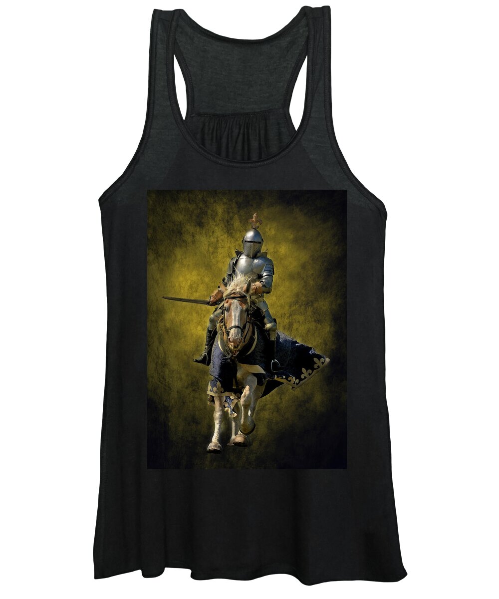 Knight Women's Tank Top featuring the photograph The Hero by Liz Mackney