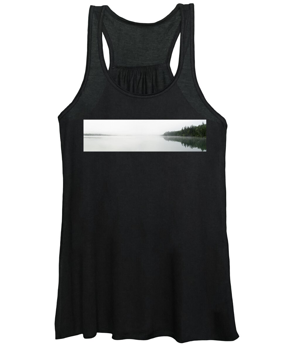 Lake Women's Tank Top featuring the photograph The Place Where Air Meets Water by Sandra Parlow