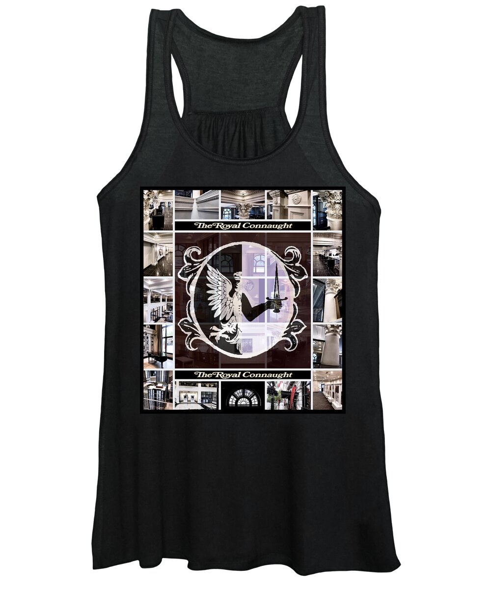 Royal Women's Tank Top featuring the photograph The Royal Connaught Crest Photo Collage by Shawn Dall