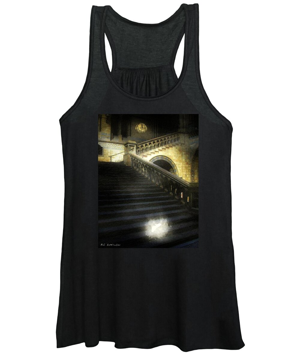 Architecture Women's Tank Top featuring the painting The Shoe Forgotten by RC DeWinter