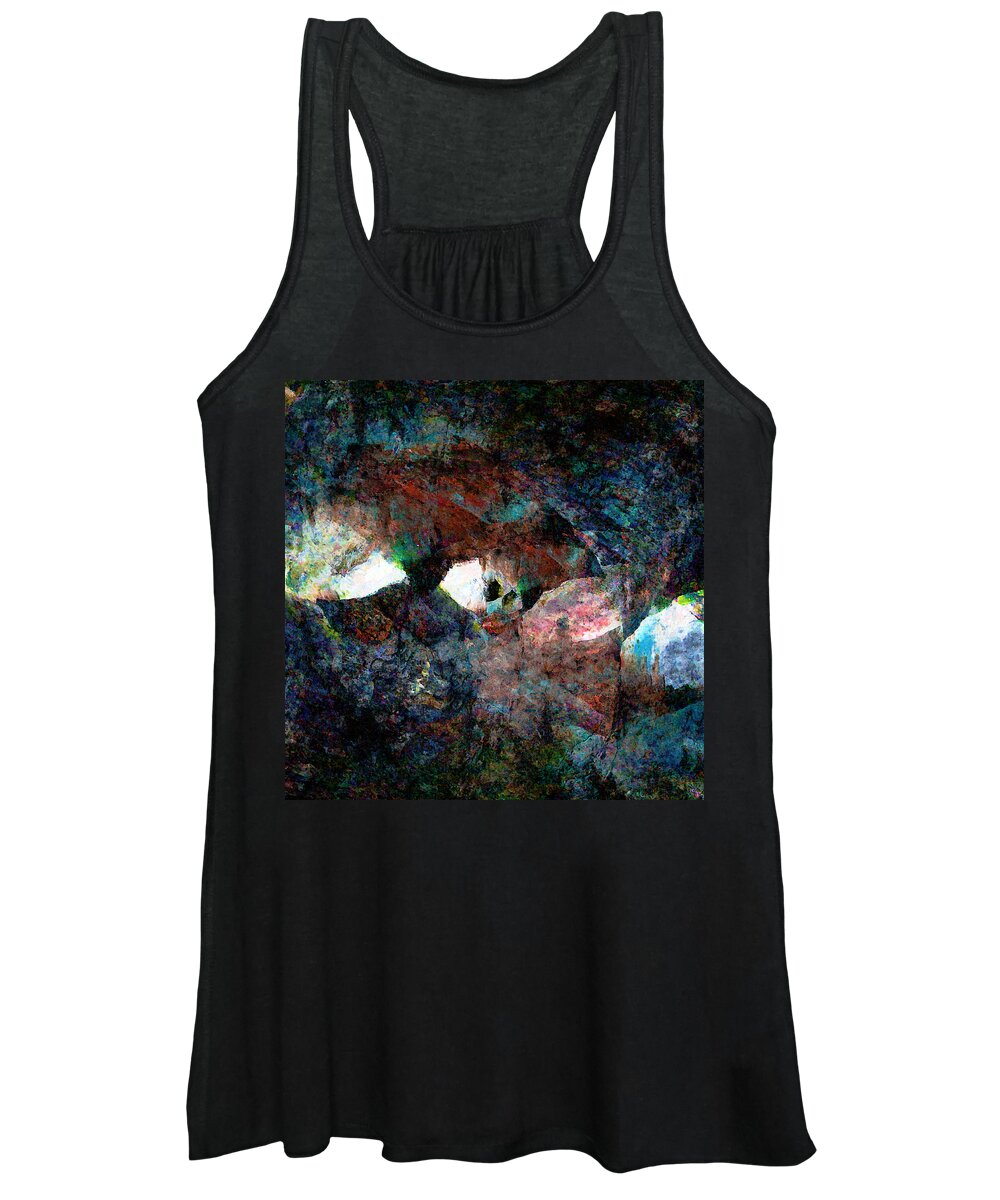  Stone Women's Tank Top featuring the photograph The Way Out by Stephanie Grant