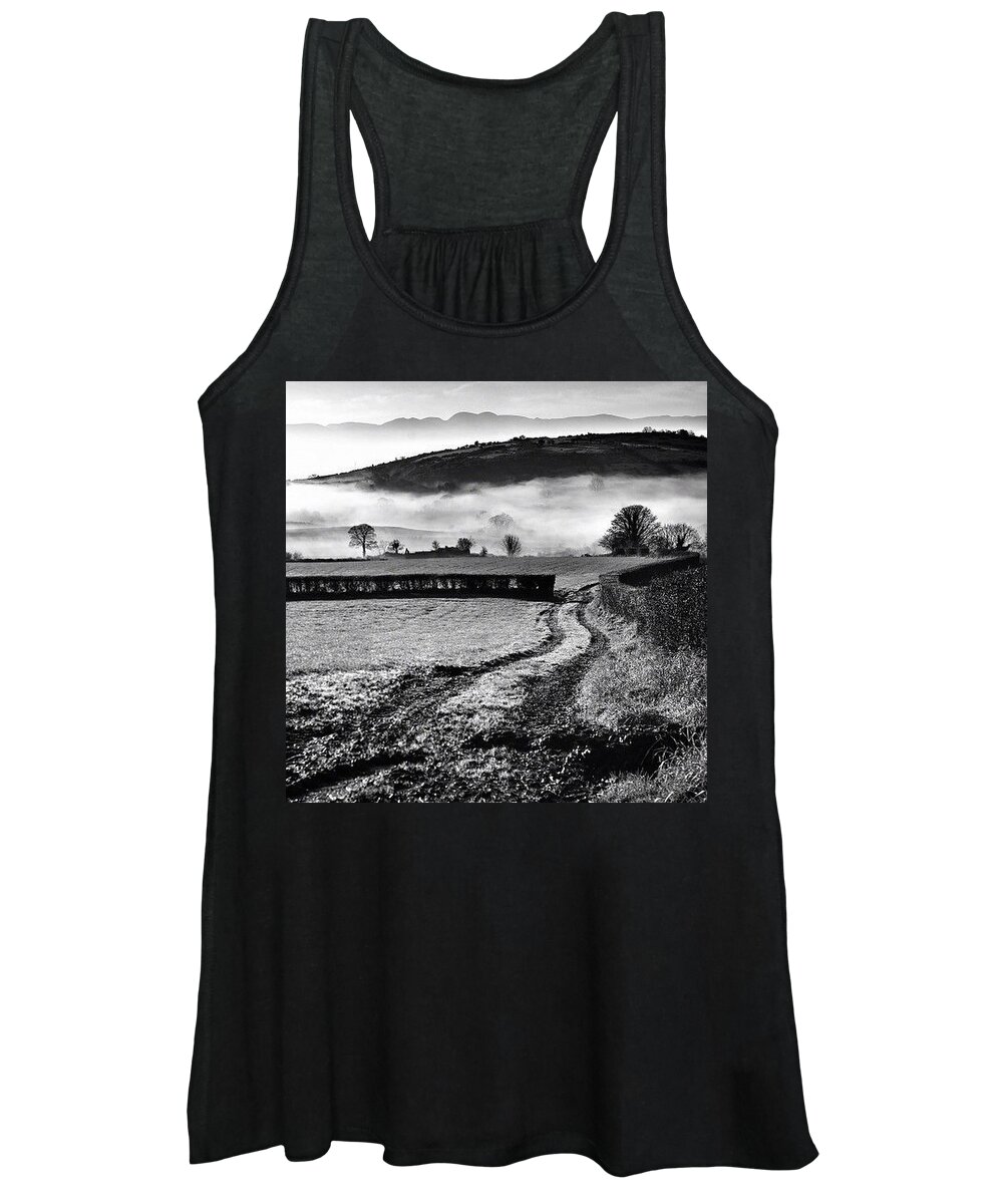 Beautiful Women's Tank Top featuring the photograph The Winding Road by Aleck Cartwright