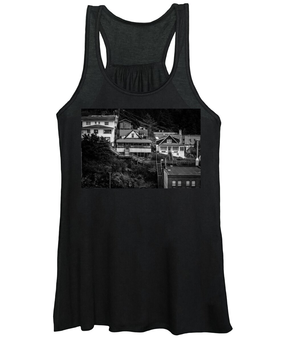 2008 Women's Tank Top featuring the photograph The Wooden Path by Melinda Ledsome