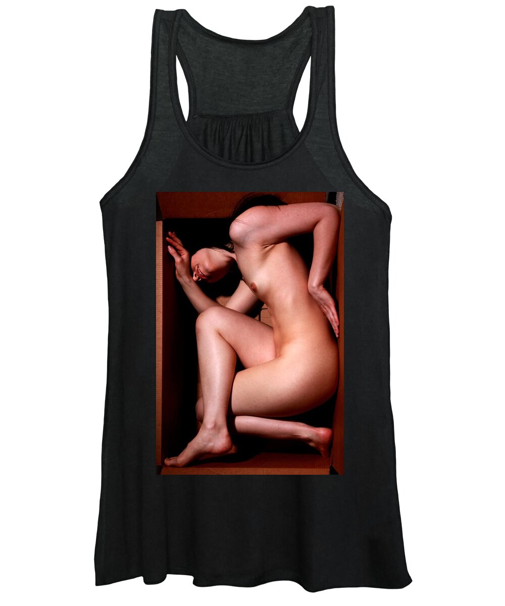 Nude Women's Tank Top featuring the photograph Thinking Inside the Box by Joe Kozlowski