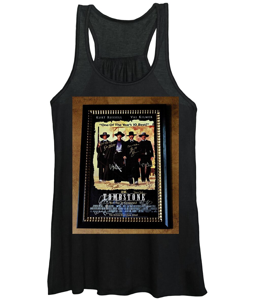 Tombstone Women's Tank Top featuring the photograph Tombstone by Barbara Zahno