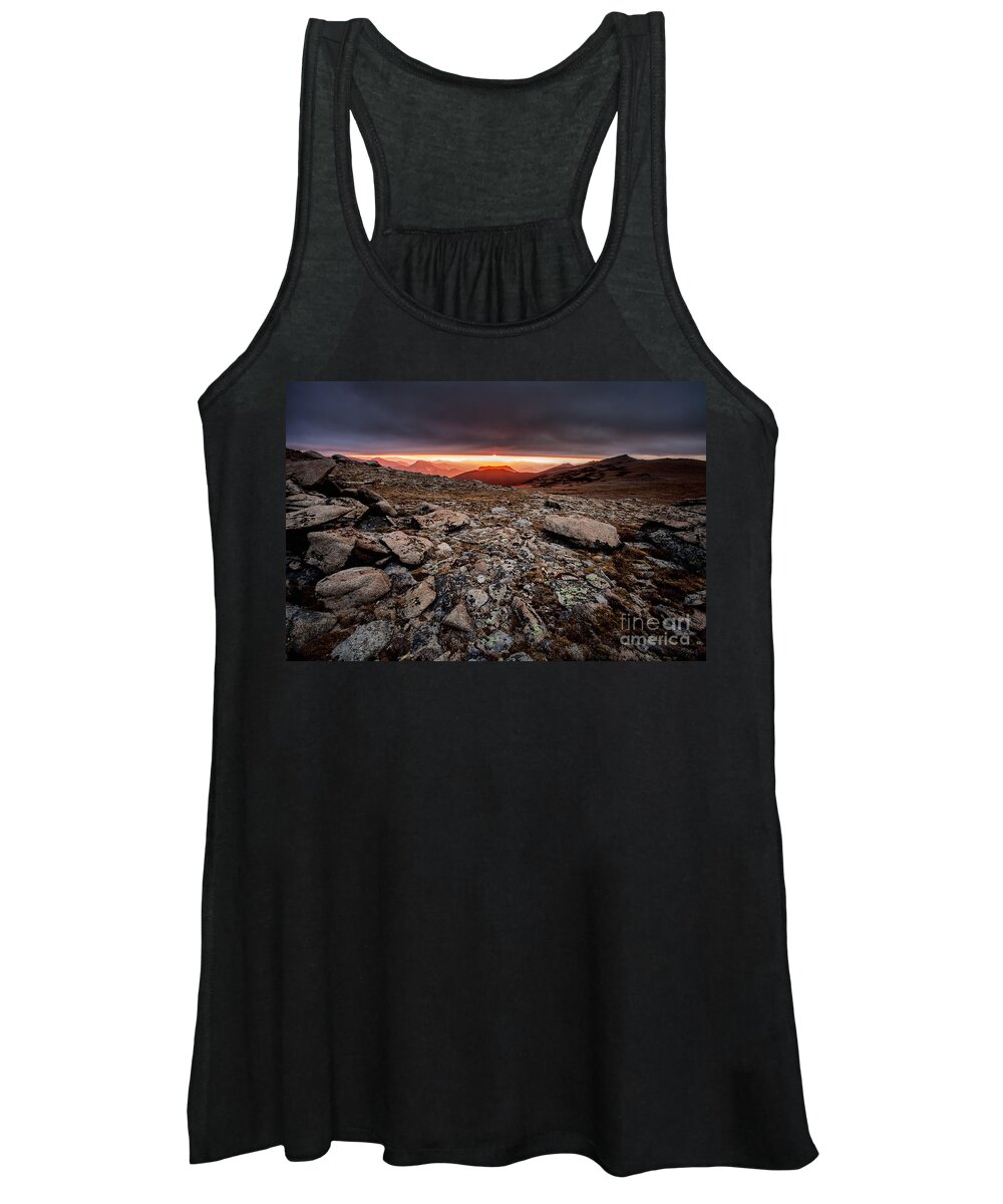 Nature Women's Tank Top featuring the photograph Tombstone Sunrise by Steven Reed