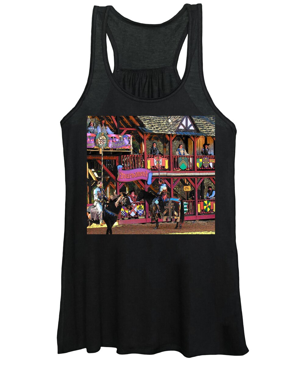 Fine Art Women's Tank Top featuring the photograph Tournament by Rodney Lee Williams
