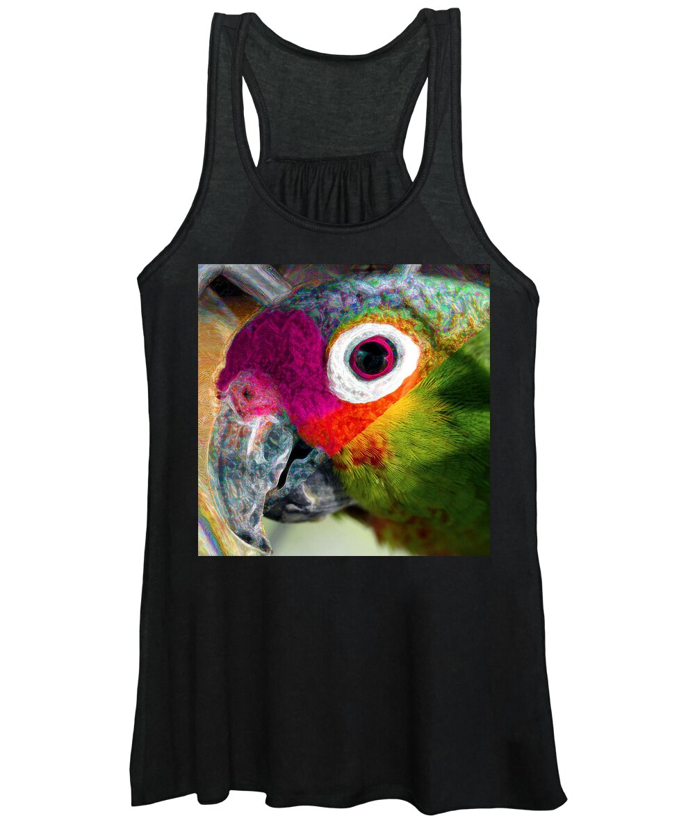 Parrot Women's Tank Top featuring the photograph Transformer Group Logo 4 by Rory Siegel