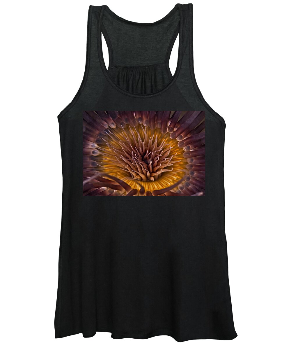 Tube Women's Tank Top featuring the photograph Underwater Flower by Sandra Edwards
