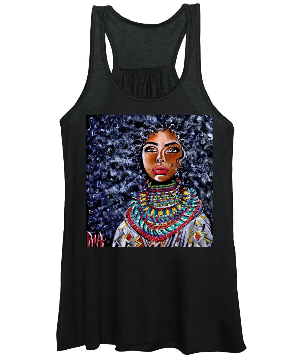 Artbyria Women's Tank Top featuring the photograph Untamed Beauty by Artist RiA