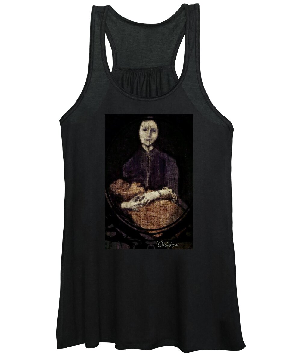 Mother And Child Women's Tank Top featuring the digital art Mother and Child by Delight Worthyn