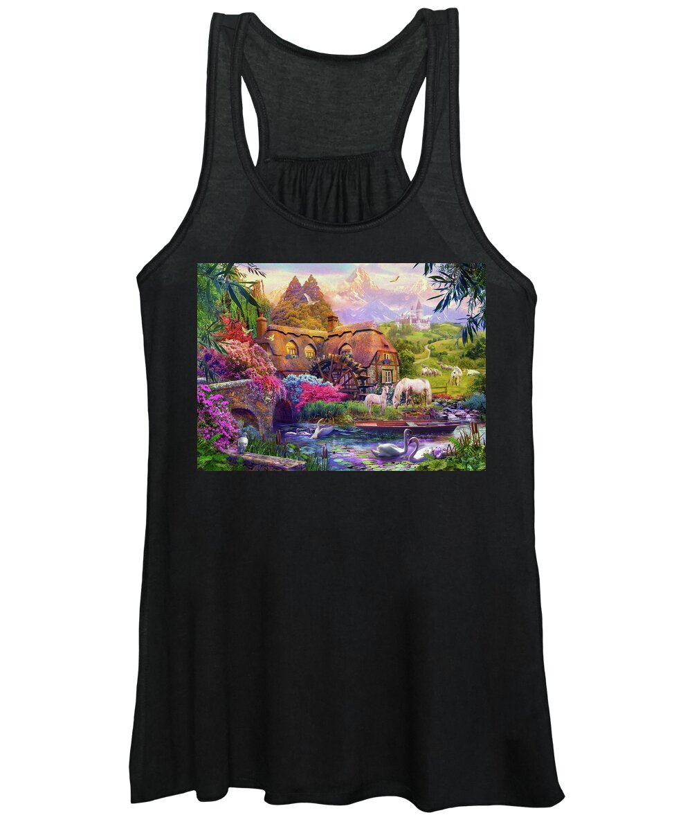 Jan Patrik Krasny Women's Tank Top featuring the photograph Light Palace by MGL Meiklejohn Graphics Licensing